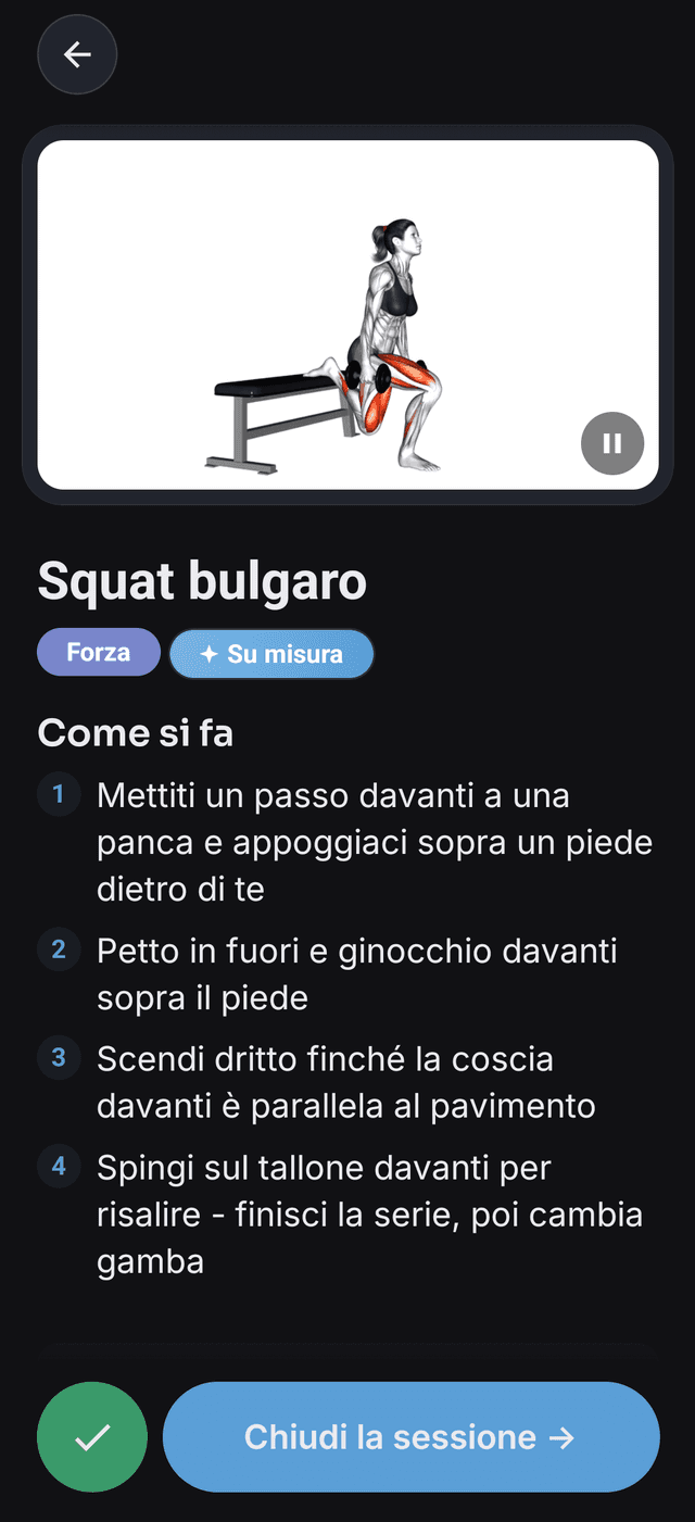 Allenati ogni giorno
